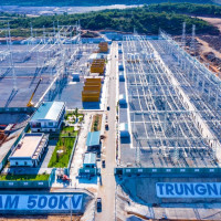 Khánh thành Dự án trạm biến áp và đường dây kết hợp nhà máy điện mặt trời Trung Nam Thuận Nam