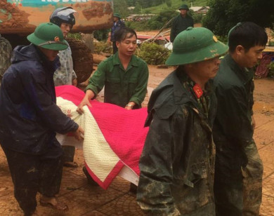 Sạt lở đất ở Quảng Trị: Đã tìm thấy thi thể của 14 chiến sĩ bị vùi lấp