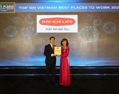 Dai-ichi Life Việt Nam đạt danh hiệu Top 2 Nơi làm việc tốt nhất Ngành Bảo hiểm năm 2020