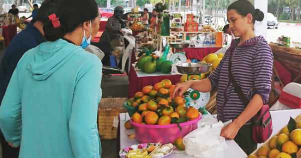 Tuần lễ cam Hưng Yên, mang đến người tiêu dùng Thủ đô những sản phẩm chất lượng