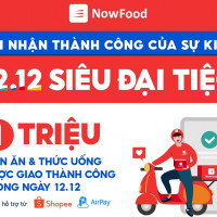 Hơn 1 triệu món ăn và thức uống được giao khắp Việt Nam trong ngày 12.12