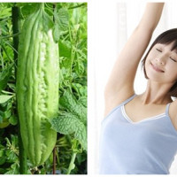 Hết hôi nách chỉ bằng cách dùng mướp đắng