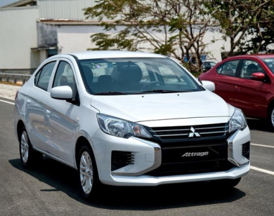 Giá xe ôtô hôm nay 21/12: Mitsubishi Attrage ở mức 375-460 triệu đồng