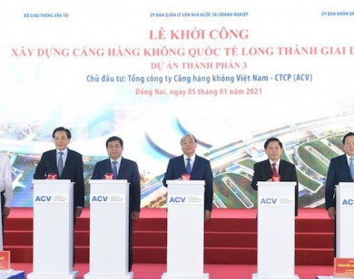 Thủ tướng bấm nút khởi công xây dựng sân bay quốc tế Long Thành