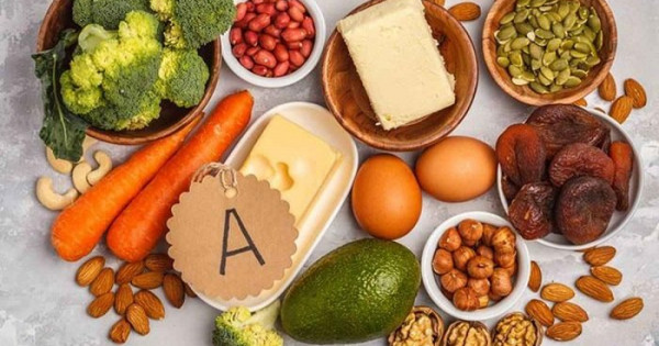 Tăng vitamin A trong chế độ ăn thì với giảm cân nhanh