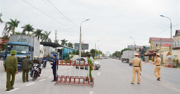 Quảng Ninh: Phong tỏa xã Bình Dương thuộc thị xã Đông Triều từ 12h ngày 29/1