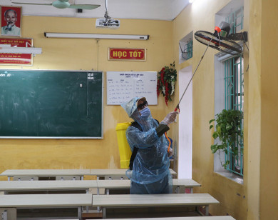 Nam Định: Hơn 1.600 học sinh mới đi thực tế ở Hải Dương về nghỉ học phòng dịch