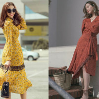 Mặc đầm vintage đẹp để dạo phố