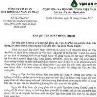 Bất động sản Vạn An Phát trần tình về thông tin mượn danh Tập đoàn Hưng Thịnh