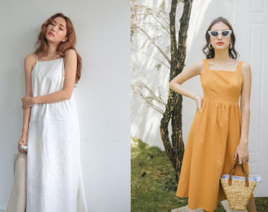 5 kiểu váy hai dây cực kỳ mát mẻ trong ngày hè