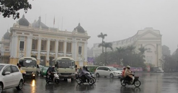 Dự báo thời tiết ngày 22/3/2021: Hà Nội tiếp tục có mưa, trời rét