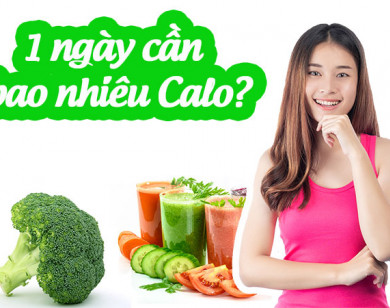 Một ngày cơ thể cần bao nhiêu calo?