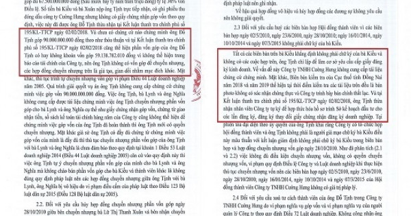 Chồng của nguyên Phó Bí thư Tỉnh ủy Đồng Nai Phan Thị Mỹ Thanh giả mạo hồ sơ công ty