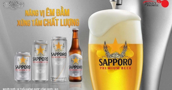 Sapporo việt Nam tung ra sản phẩm đổi mới Sapporo Premium Beer