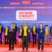 Home Credit đoạt giải thưởng Rồng Vàng lần thứ 7 liên tiếp