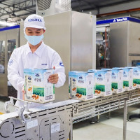 Với 13 nhà máy hiện đại, Vinamilk có thể sản xuất hơn 28 triệu hộp sữa nước mỗi ngày