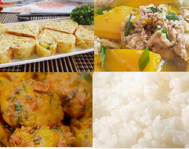 Thực đơn cơm chiều: 3 món ngon chỉ hết 60.000
