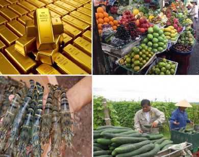 Tiêu dùng trong tuần (từ 18-24/5/2021): Giá vàng tăng mạnh, thực phẩm và trái cây rớt giá 