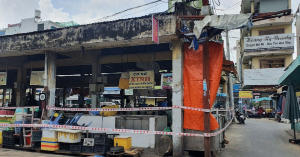 TP Hồ Chí Minh: Phong tỏa chợ Phú Nhuận lần thứ 2 vì ca nghi mắc Covid-19