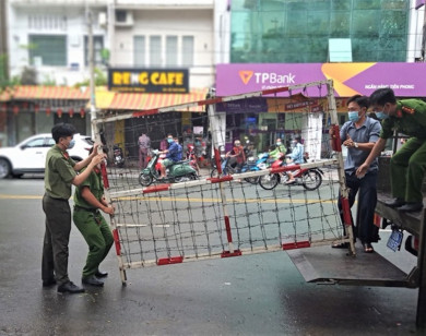TP Hồ Chí Minh: Phong tỏa quán cơm tấm ở quận 1 vì liên quan Covid-19