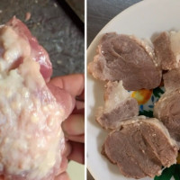 Nhận biết thịt bị nhiễm giun sán bằng mắt thường