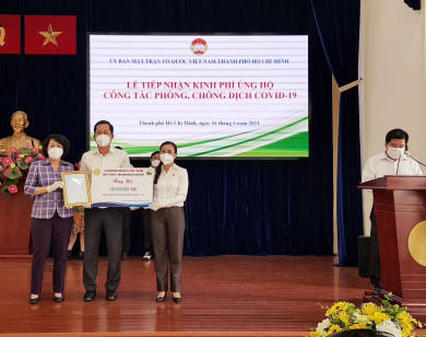 HTBC ủng hộ TP Hồ Chí Minh gần 2 tỷ đồng phòng chống dịch Covid-19