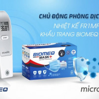Khẩu trang Biomeq Mask+ và nhiệt kế Microlife đồng hành cùng tuyến đầu phòng chống Covid-19