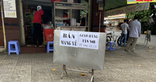 Từ 0 giờ ngày 9/7, TP Hồ Chí Minh dừng dịch vụ ăn uống mang về