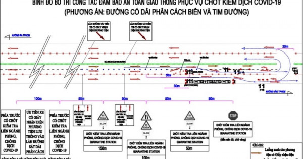 TP Hồ Chí Minh bố trí luồng xanh cho xe có Giấy nhận diện phương tiện tại 12 chốt kiểm soát dịch Covid-19