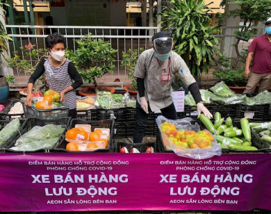 Người dân TP Hồ Chí Minh có thể mua thực phẩm tại 148 điểm bán lưu động 