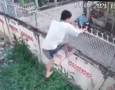 Thanh niên vượt tường rào dây thép trốn khỏi khu cách ly để đi chơi