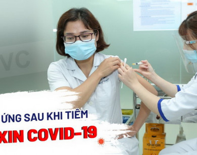 Hướng dẫn tự theo dõi sức khoẻ sau tiêm vaccine Covid-19