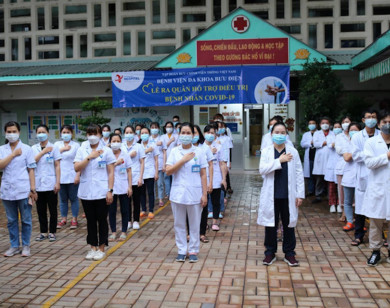 Gần 200 Thầy thuốc Bệnh viện Đa khoa Bưu điện tham gia tuyến đầu chống dịch Covid-19