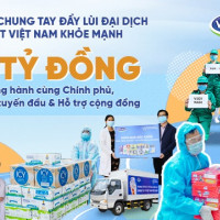 Vinamilk đẩy mạnh hành trình tiếp sức tuyến đầu trong giai đoạn cao điểm chống dịch tại 50 bệnh viện trên cả nước
