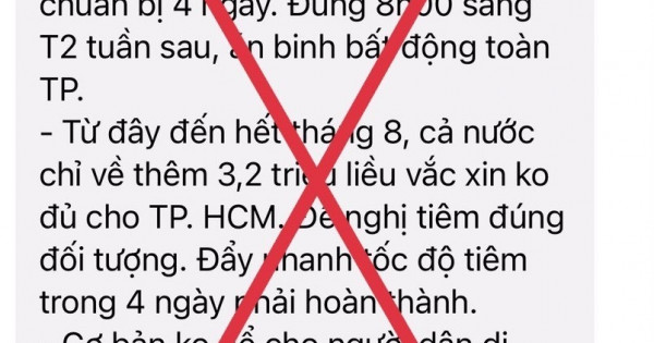 Hà Nội: Thông tin 'không cho người dân di chuyển trong 7 ngày' là giả mạo