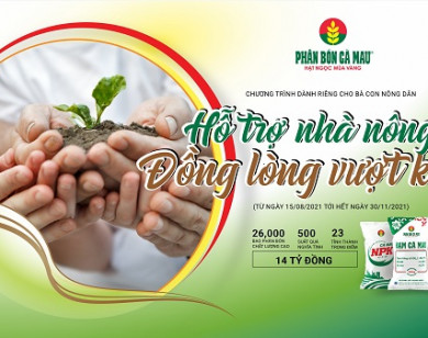 Phân Bón Cà Mau triển khai chương trình “Hỗ trợ nhà nông – Đồng lòng vượt khó”
