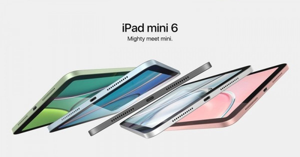 iPad mini 6 rò rỉ màu sắc qua bản render mới nhất