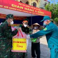 Những "Gian hàng 0 đồng" ấm tình quân, dân trong đại dịch Covid-19