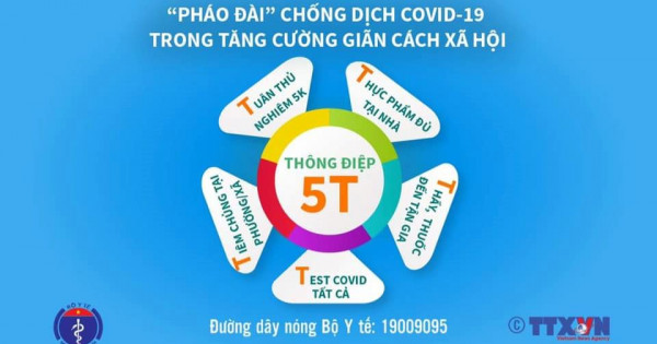 Bộ Y tế công bố thông điệp ''5T'' tới người dân