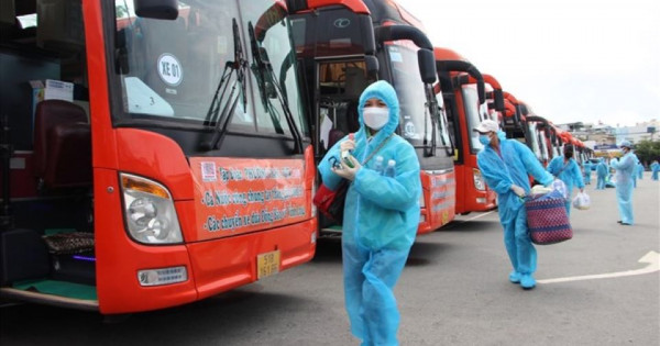 Đề nghị các địa phương chuẩn bị đủ xe đưa người dân từ TP Hồ Chí Minh về quê