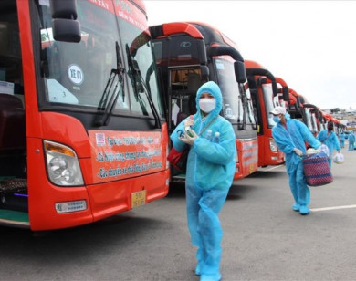 Đề nghị các địa phương chuẩn bị đủ xe đưa người dân từ TP Hồ Chí Minh về quê