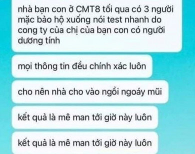 Công an xác minh thông tin "giả xét nghiệm Covid-19 để gây mê, cướp tài sản"