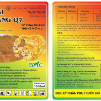 Quá nhiều thuốc trừ cỏ giả Khai Hoang Q7, người tiêu dùng nên thận trọng