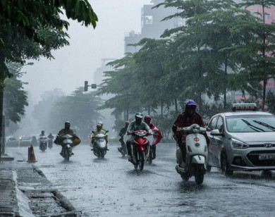 Dự báo thời tiết ngày 30/10/2021: Hà Nội tiếp tục có mưa to và dông, trời lạnh