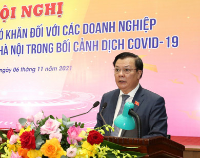 Bí thư Thành ủy Đinh Tiến Dũng: Hà Nội cam kết luôn đồng hành, sát cánh cùng các doanh nghiệp
