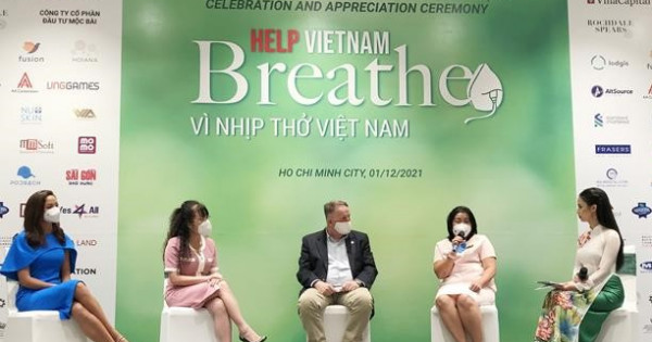 Chiến dịch "Vì nhịp thở Việt Nam" gây quỹ được 1,2 triệu USD