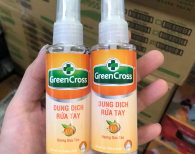 Thu hồi dung dịch rửa tay Green Cross trên toàn quốc vì không đạt chất lượng