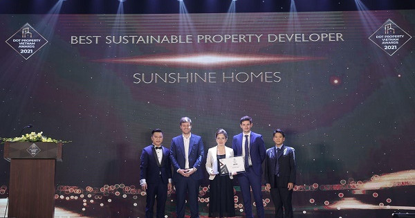 Sunshine Homes thắng đậm với nhiều hạng mục giải thưởng quan trọng tại Dot Property Vietnam Awards 2021