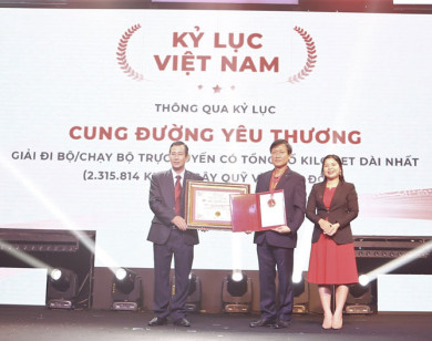 Giải Đi/Chạy bộ trực tuyến vì cộng đồng “Dai-ichi - Cung Đường Yêu Thương 2021” vinh dự nhận Kỷ lục Việt Nam