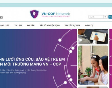 Ra mắt website ''vn-cop.vn'' tiếp nhận thông tin về xâm hại trẻ em